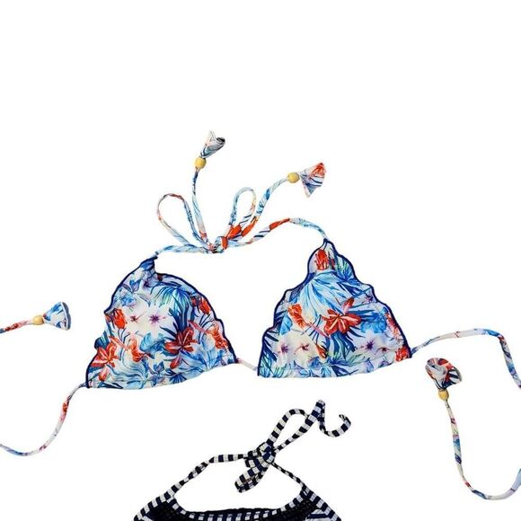 Two Bikini Tops Bathing Suit Swim Wear - Picture 2 of 8